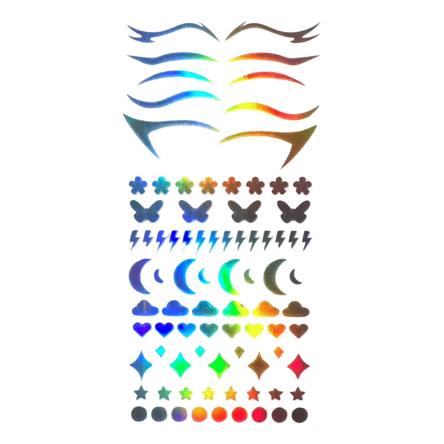 GLITTER PRIZM - HOLO EYES Basic pack 1.0 *SILVER*