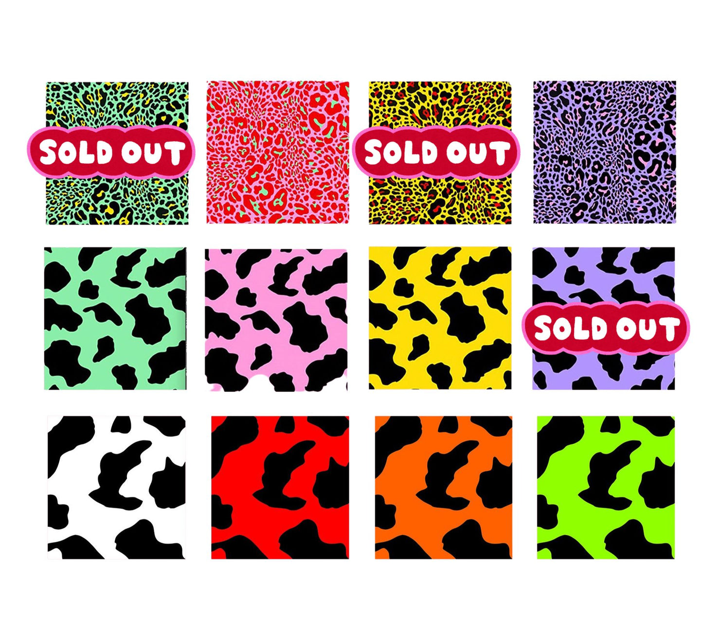 30% off custom - ACID ANIMAL PRINTS