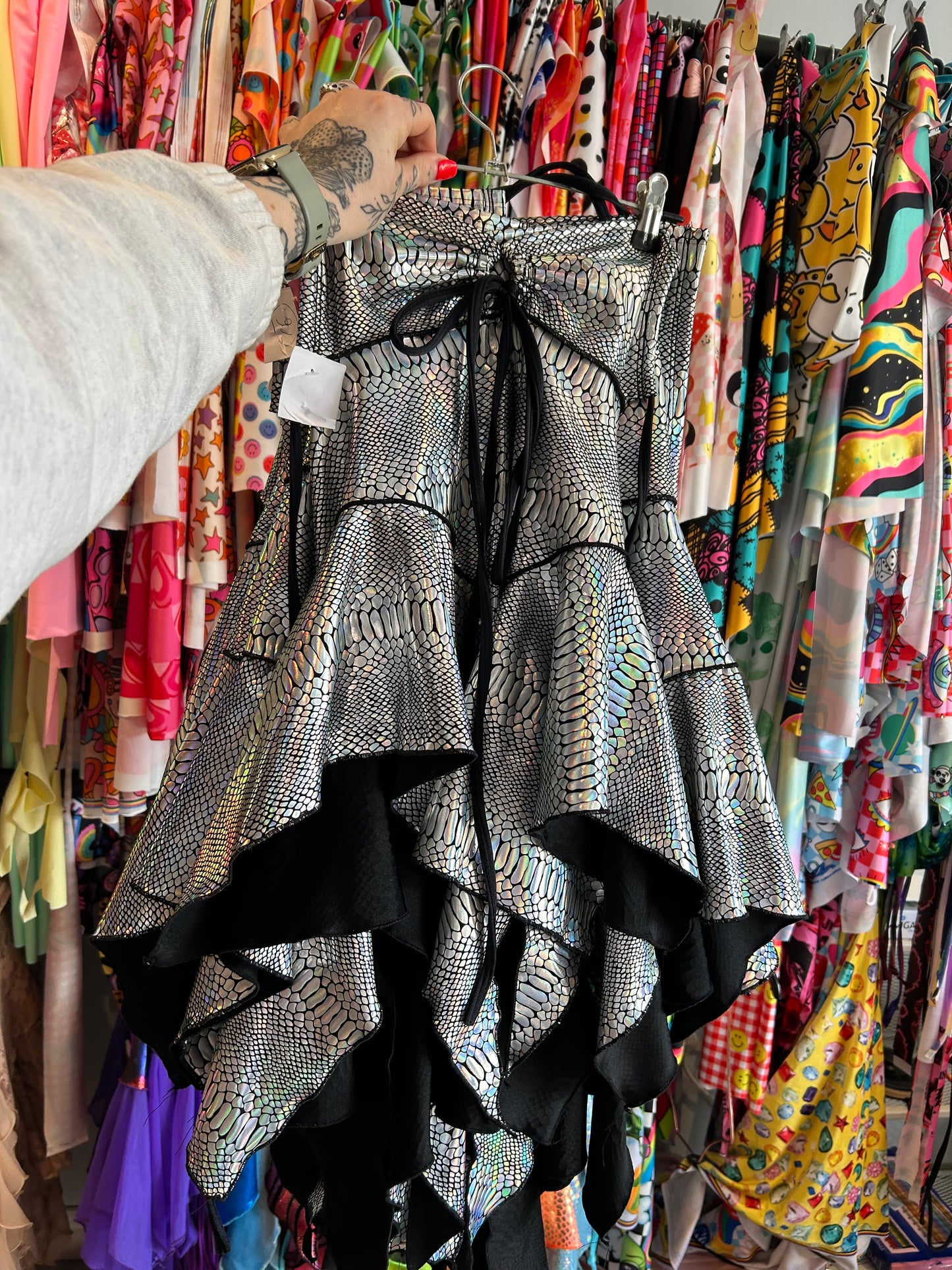 (R2S) UK 8- Silver Holo python