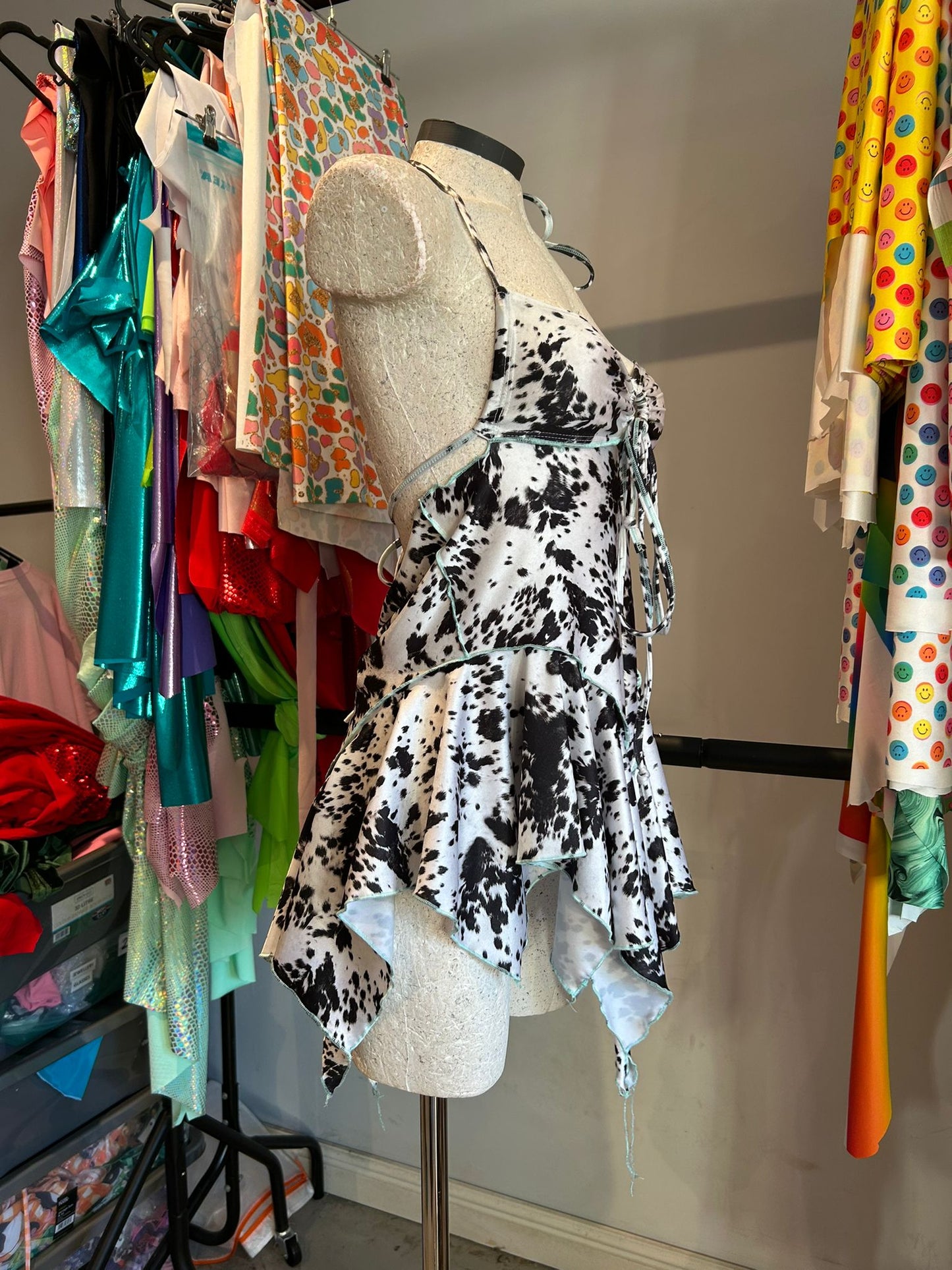 (R2S) UK M - (Small cup) Cow Hyde Dixie dress - Long length