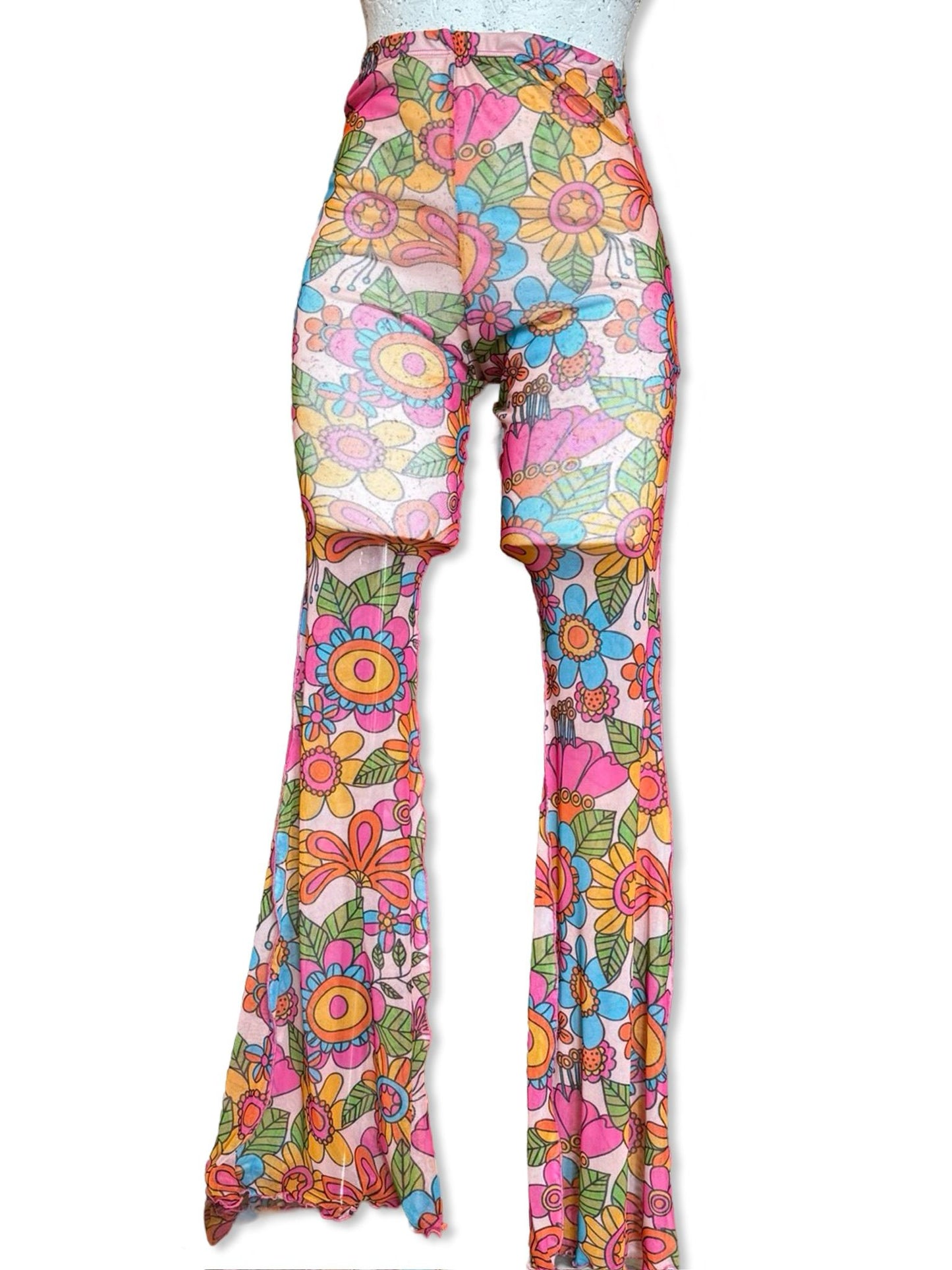 WOODSTOCK - Mesh Flares + Leotard set 2 piece set