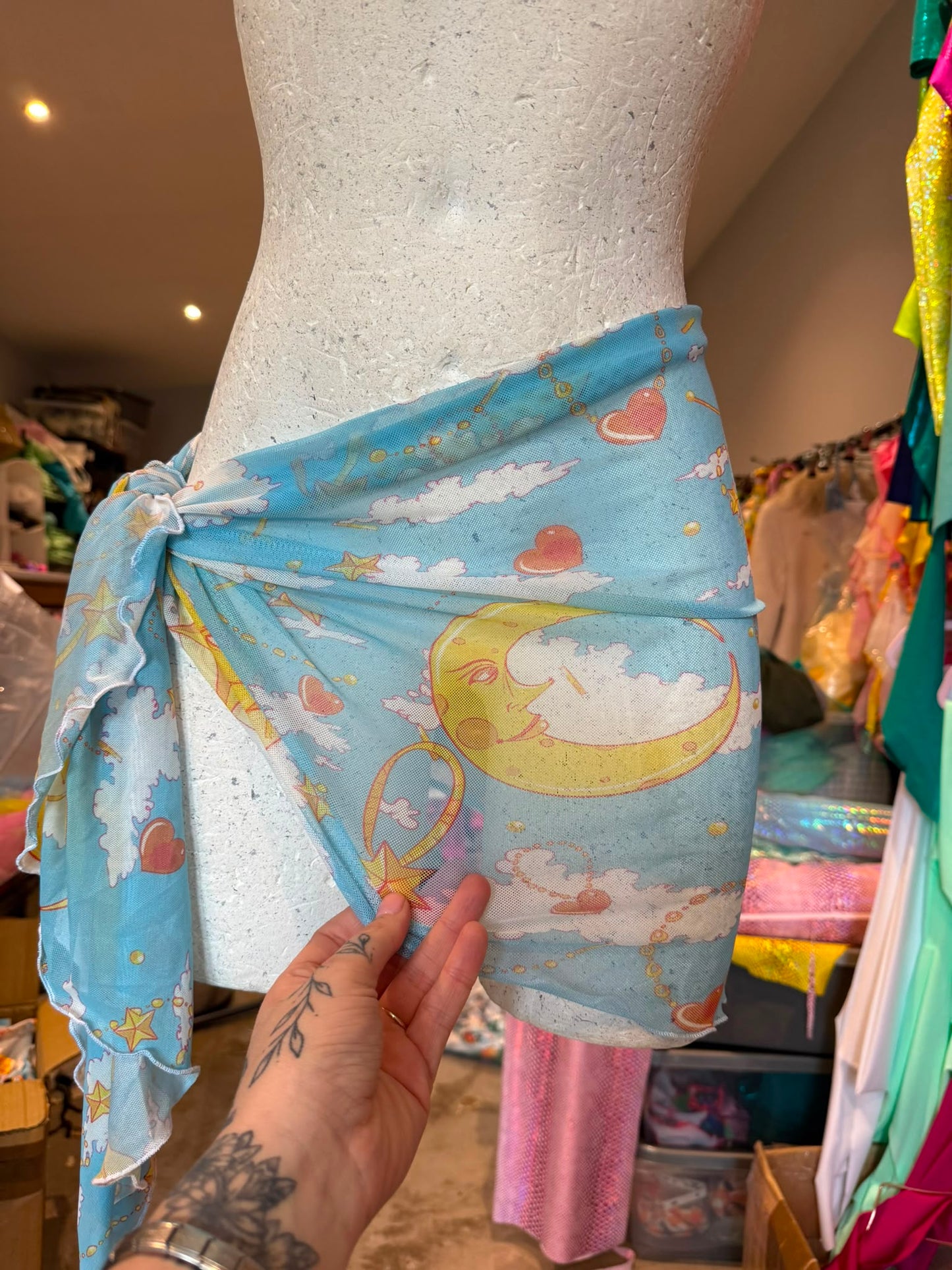 (M&R2S) Zero waste kini - Celestial sarong/ wrap/ multiway top/ shawl