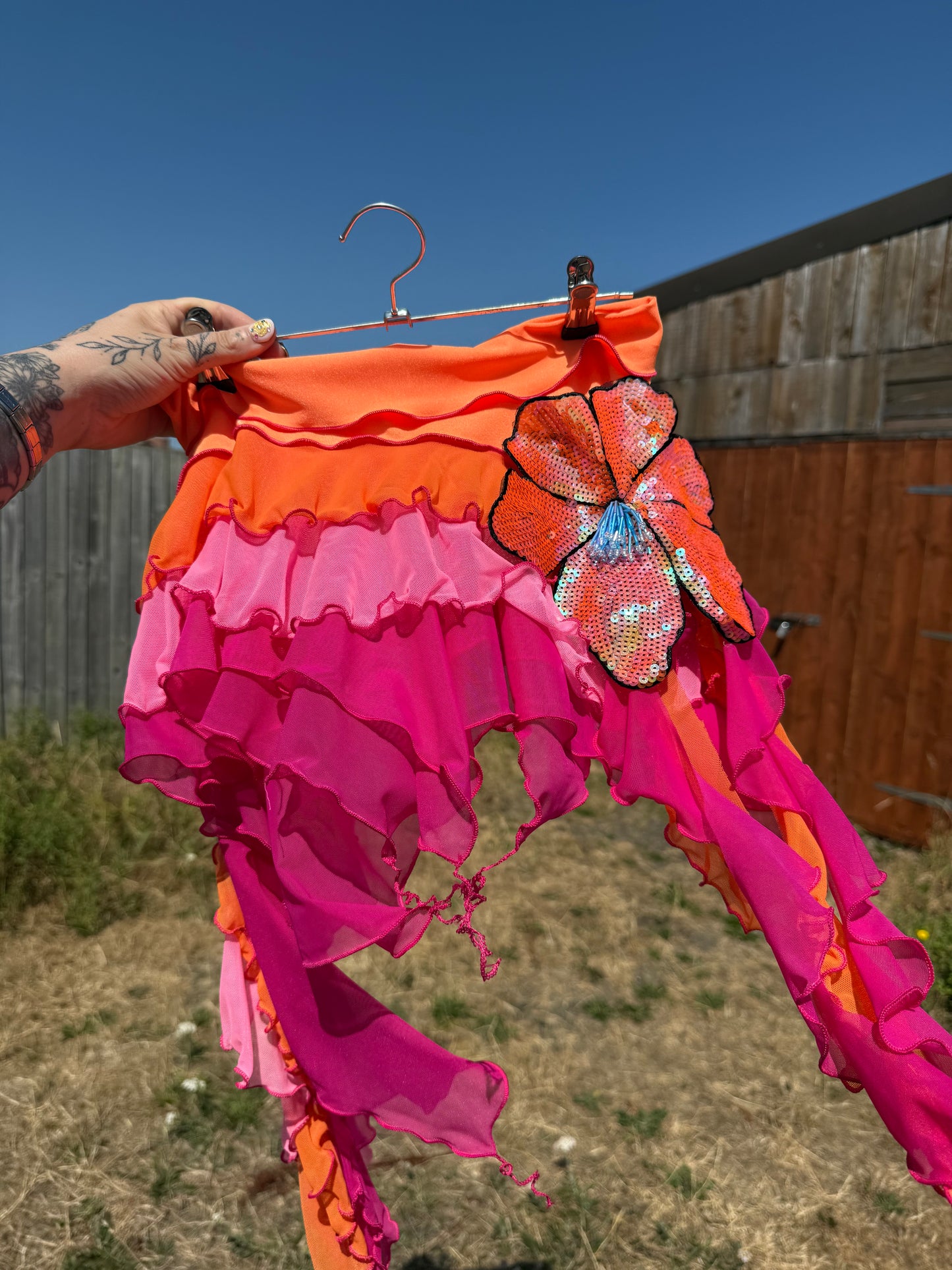The Raspberry Coachella Skirt