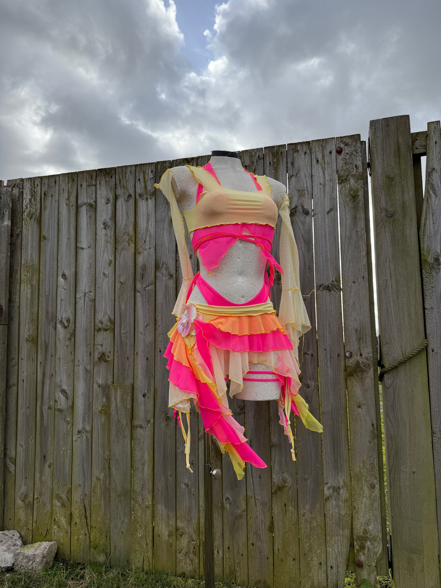 Daphne Harmonix set- Electric pink + lemon