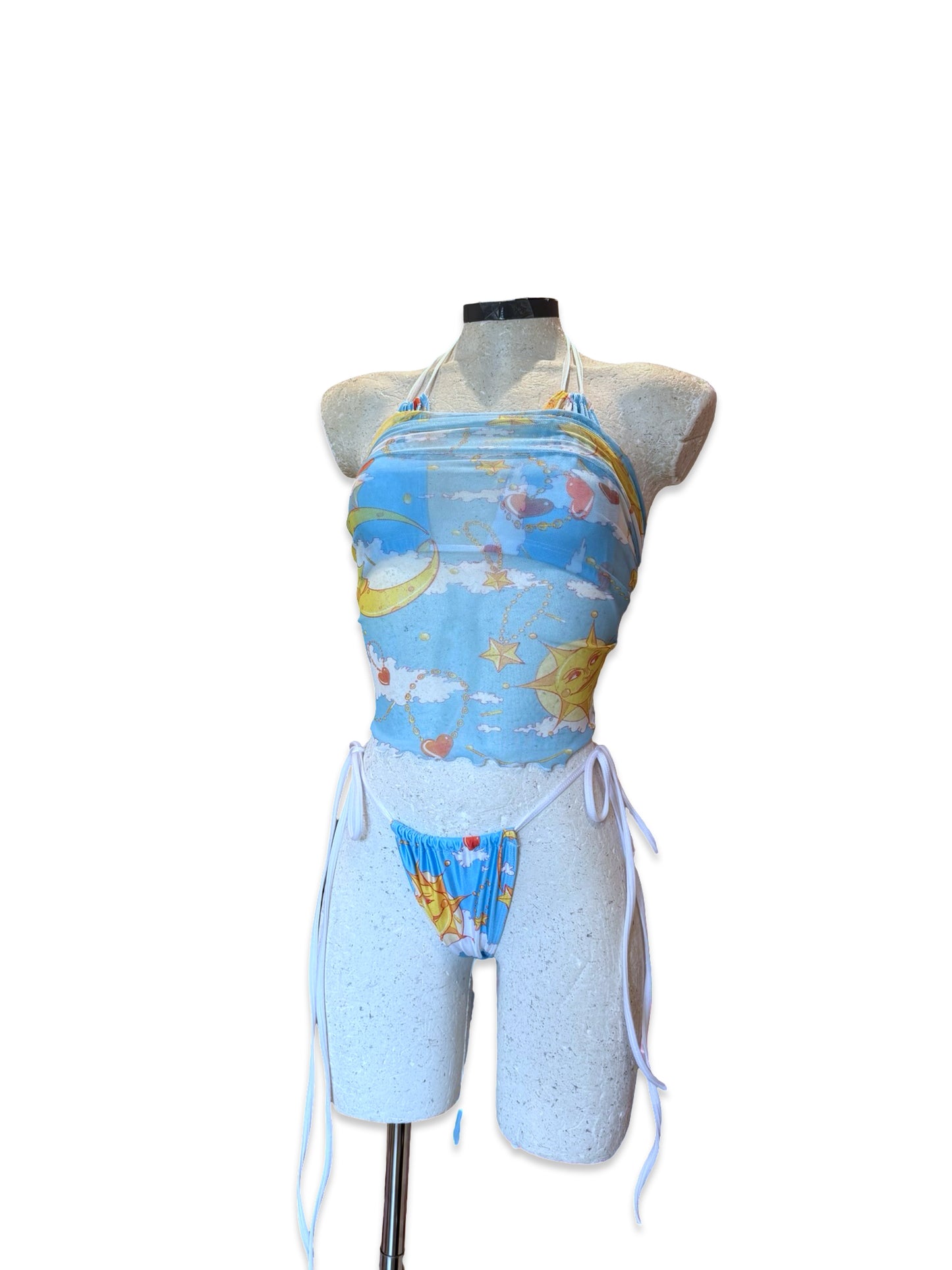 (M&R2S) Zero waste kini - Celestial sarong/ wrap/ multiway top/ shawl