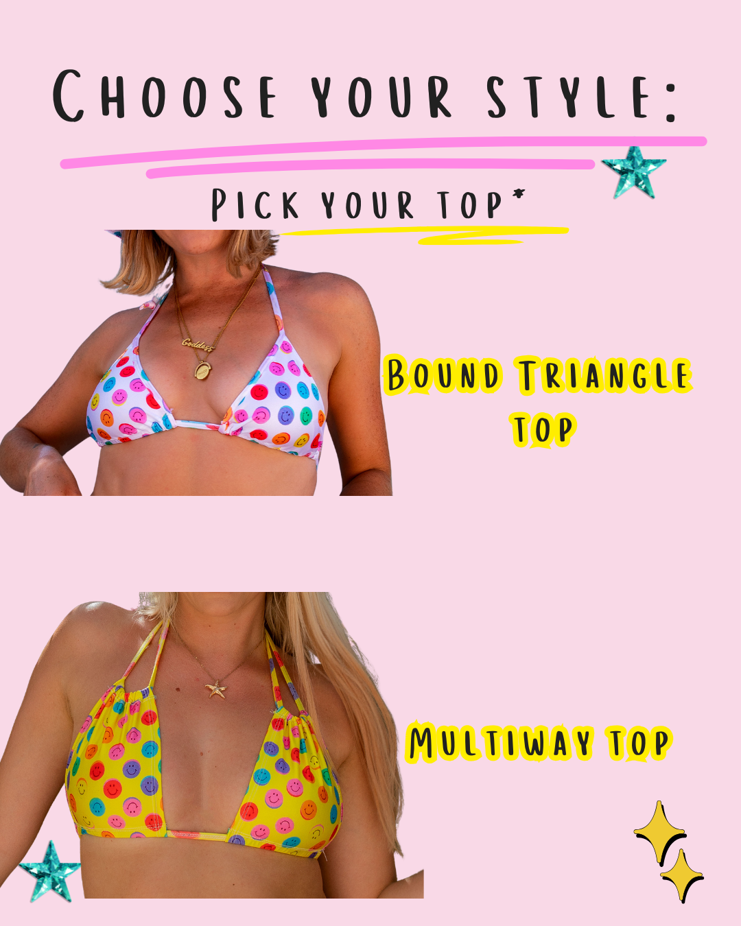 £25.00 bikini * Choose your style + print