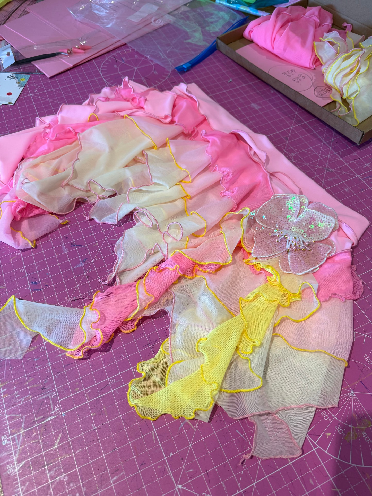 CUSTOM - Y2K ruffled fairy skirt - Choose colourway