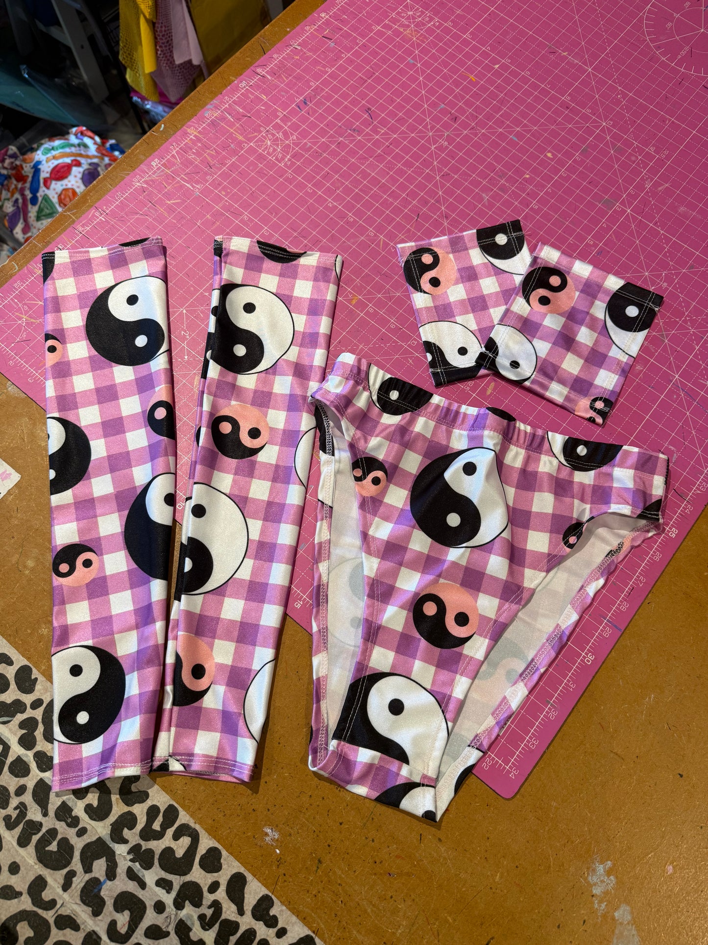 Sample sale// UK SIZE 10 - lilac yin bikini set + sleeves *straps will be added to the top