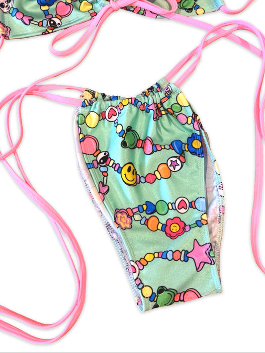 (M&R2S) Zero waste kini - Mint Kandi minimal bottoms