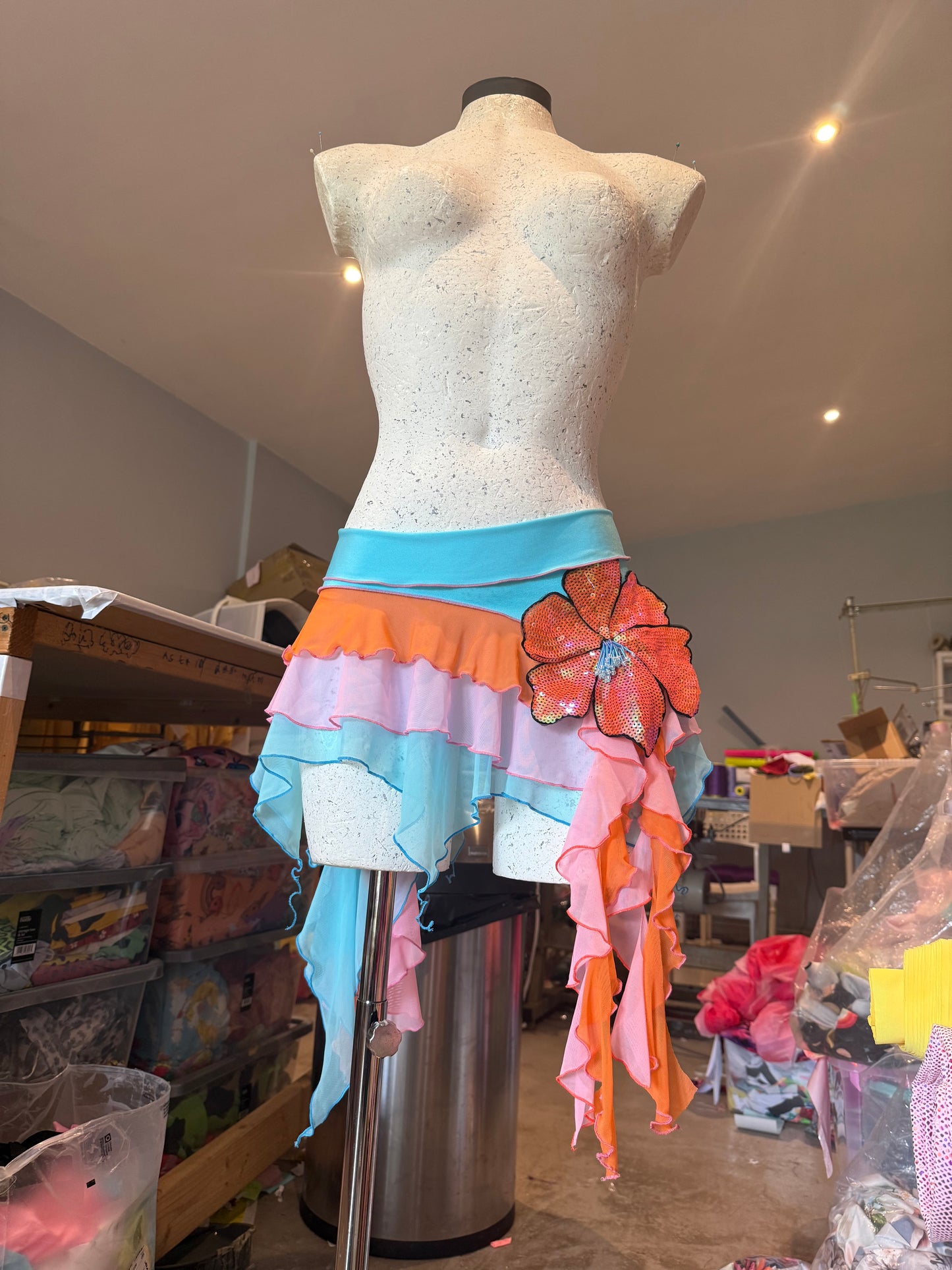 The Orange Coachella Skirt