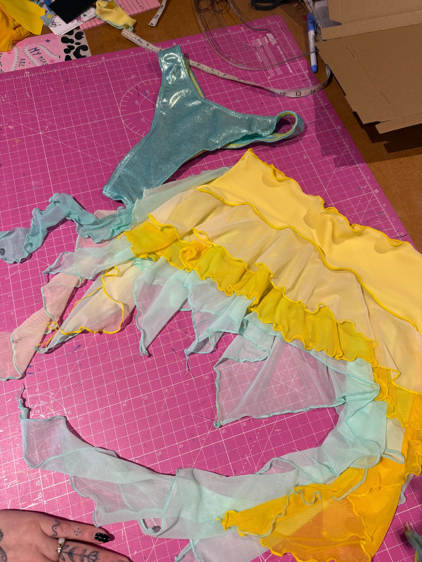 Daphne Harmonix set - Lemon + mint