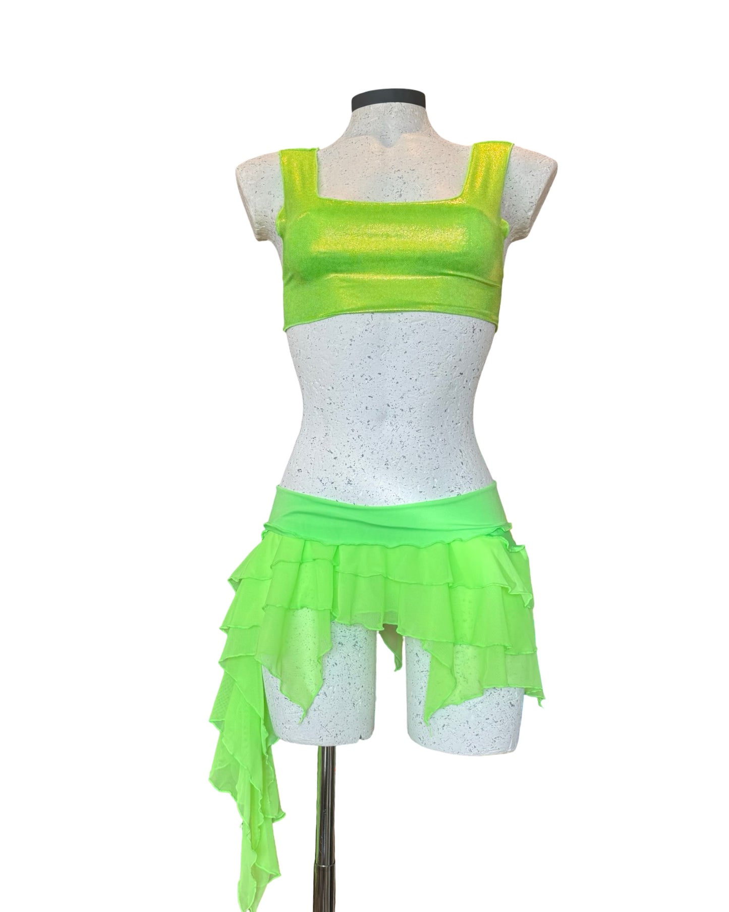 CUSTOM - Y2K ruffled fairy skirt - Choose colourway