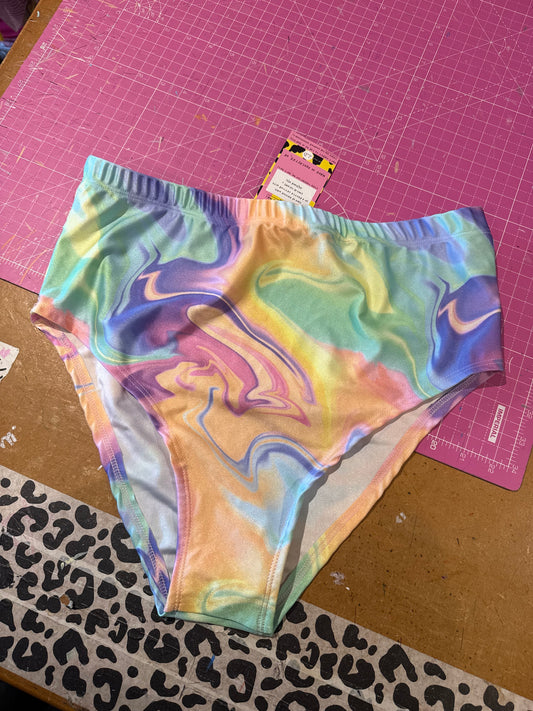 Sample sale// UK SIZE 20 pastel marble bottoms