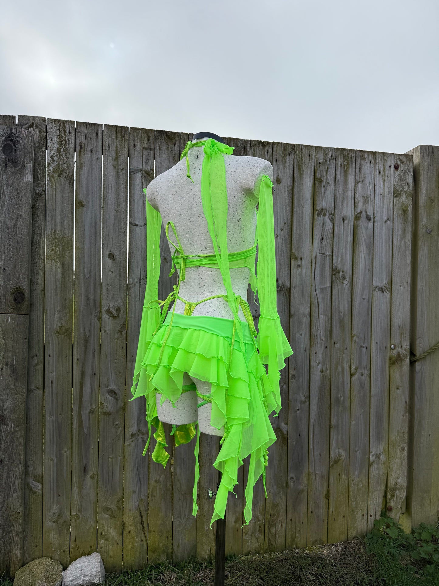 CUSTOM - Y2K ruffled fairy skirt - Choose colourway