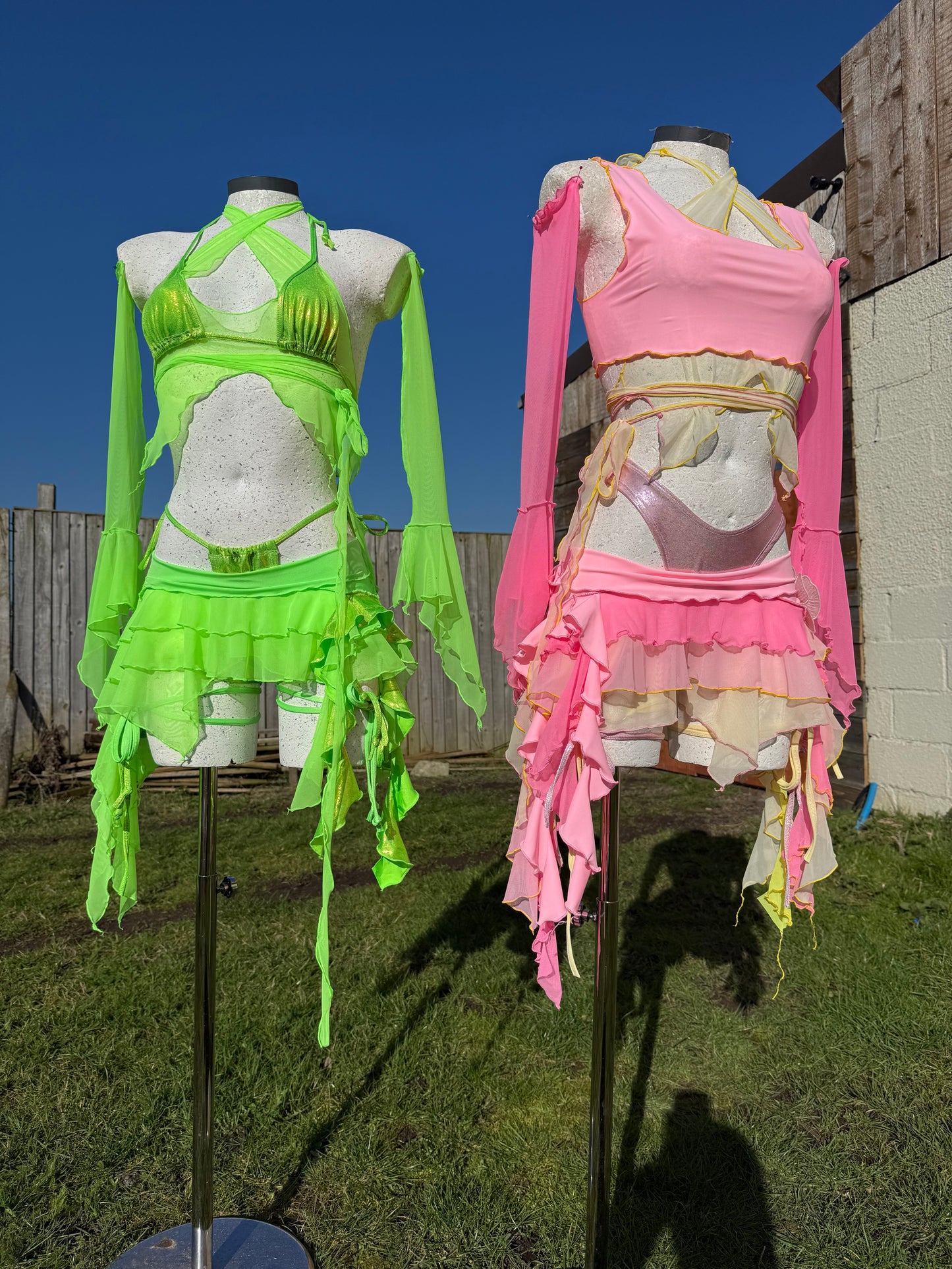 CUSTOM - Y2K ruffled fairy skirt - Choose colourway