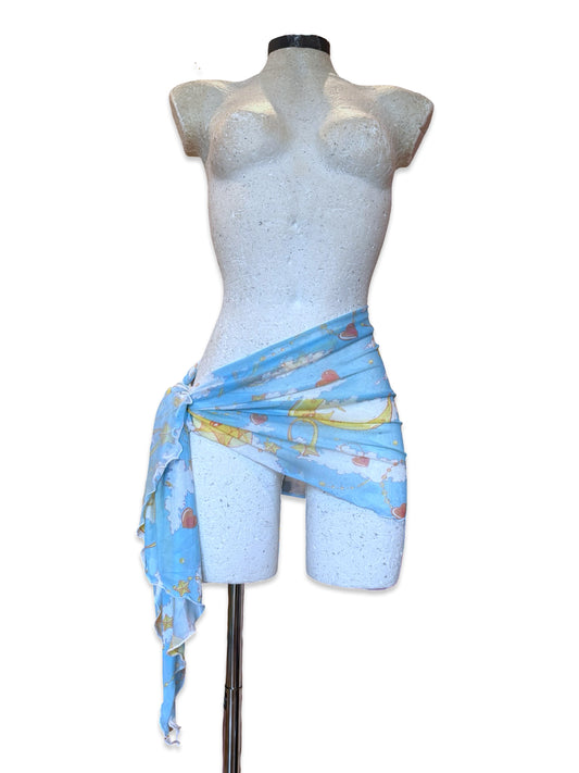 (M&R2S) Zero waste kini - Celestial sarong/ wrap/ multiway top/ shawl