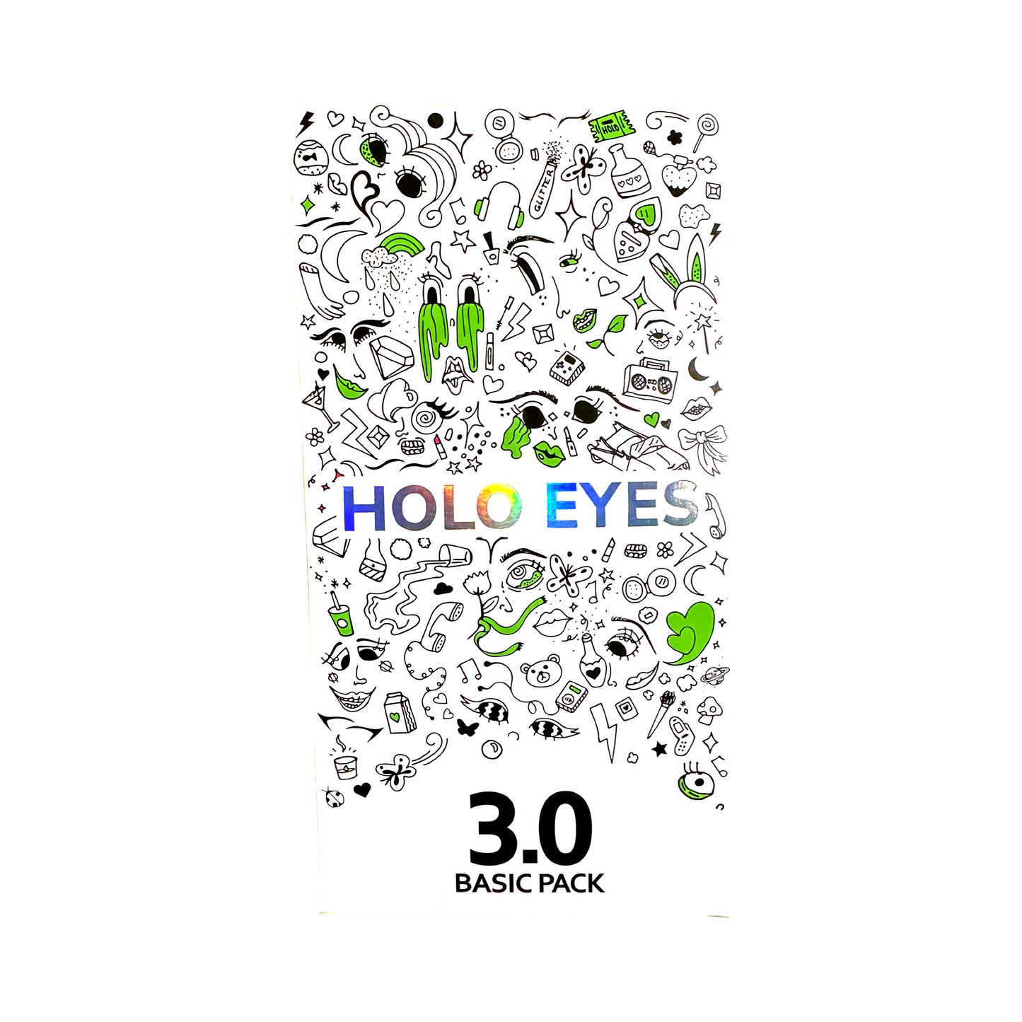 GLITTER PRIZM - HOLO EYES Basic pack 3.0 *PINK UV*