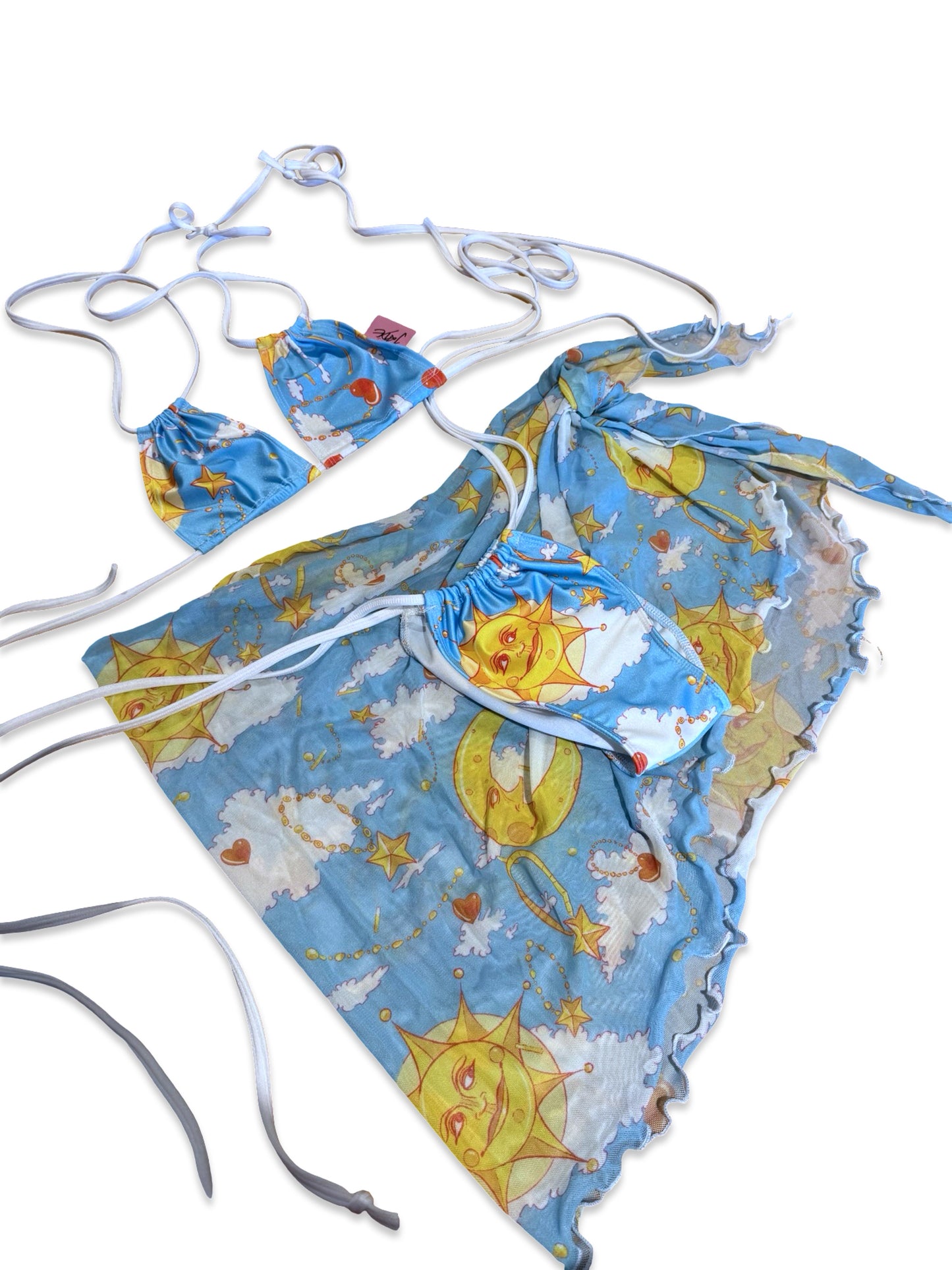 (M&R2S) Zero waste kini - Celestial sarong/ wrap/ multiway top/ shawl