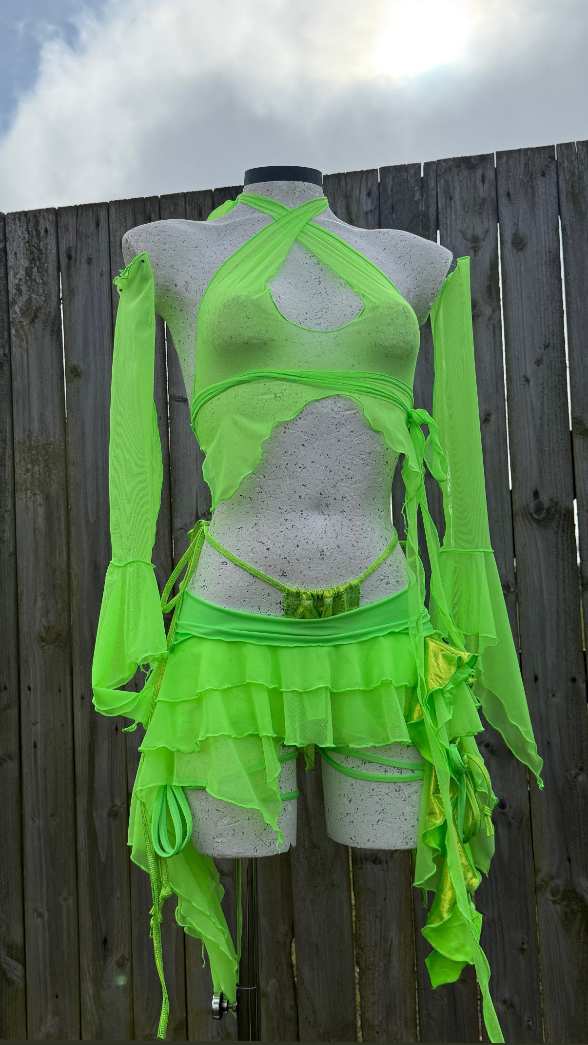 CUSTOM - Y2K ruffled fairy skirt - Choose colourway