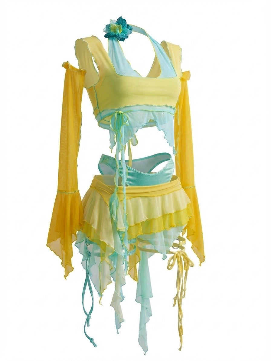 Daphne Harmonix set - Lemon + mint