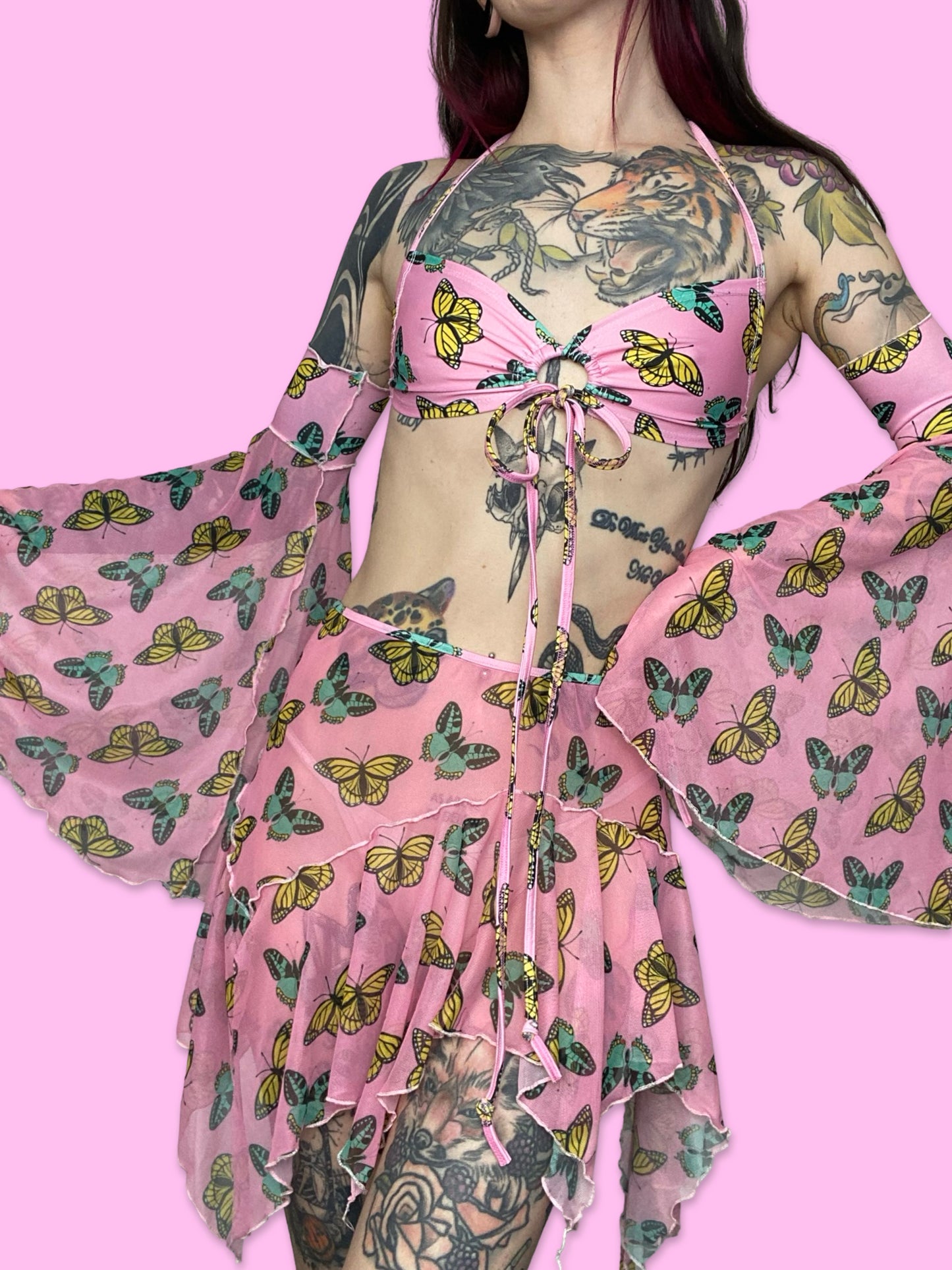 Zero Waste Butterfly Skirt set