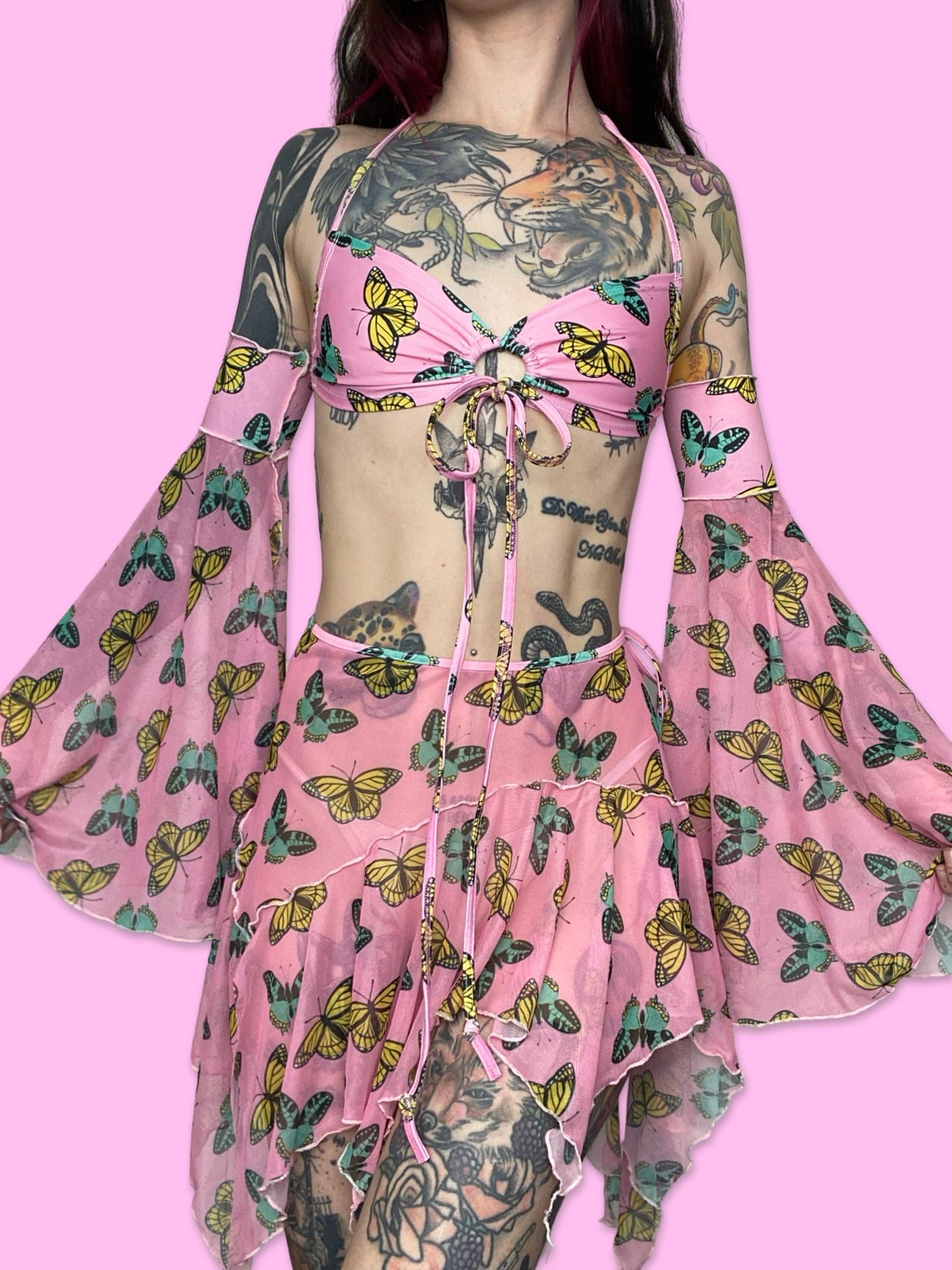 Zero Waste Butterfly Skirt set