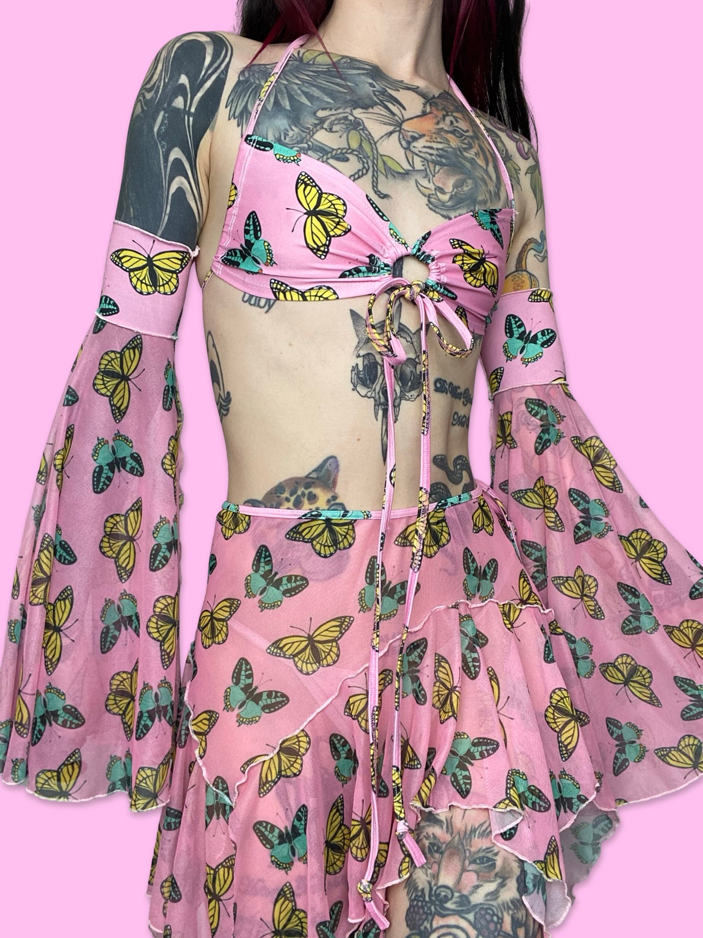 Zero Waste Butterfly Skirt set