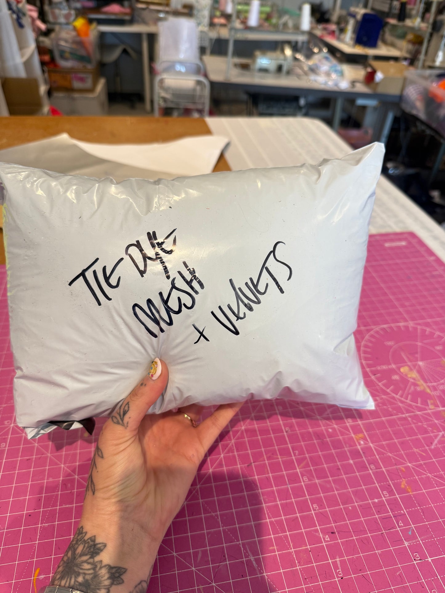 Mystery Maker bundles - PARCEL 5 (tiedye mesh + bits).* - Small parcel - 700g- 1kg