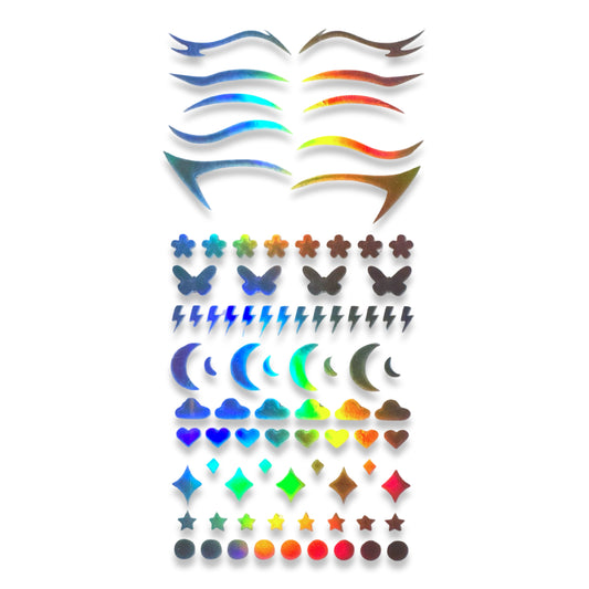 GLITTER PRIZM - HOLO EYES Basic pack 1.0 *SILVER*