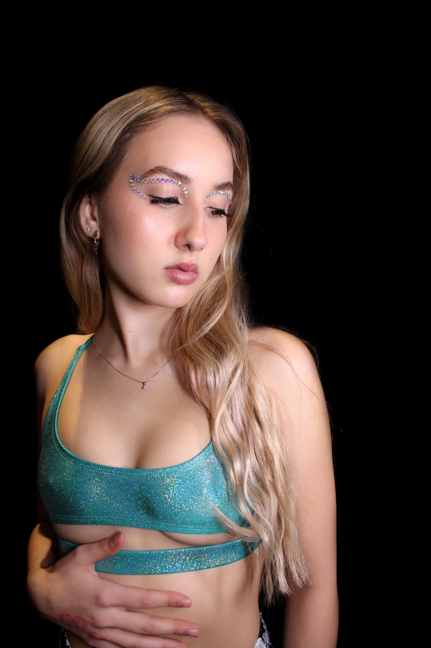 GLITTER PRIZM - HOLO EYES Ellipse - *Jewelled Cats-eye*