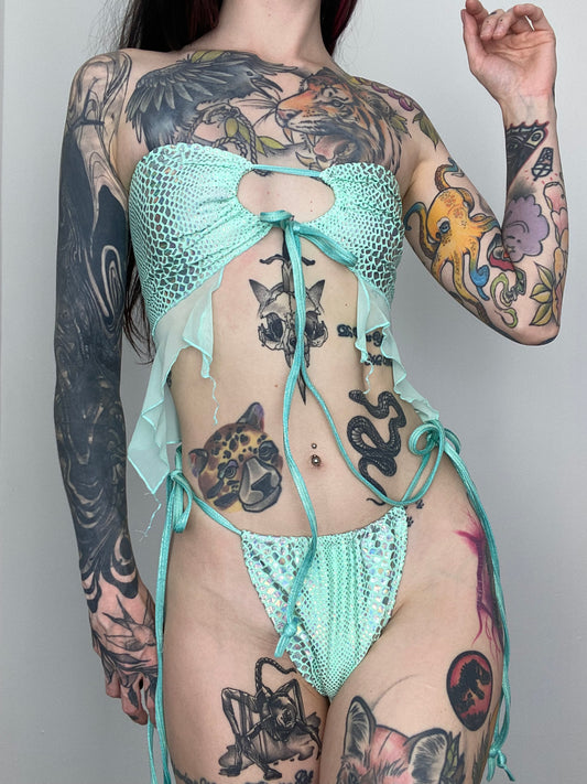 Fairy frilled bandana bikini