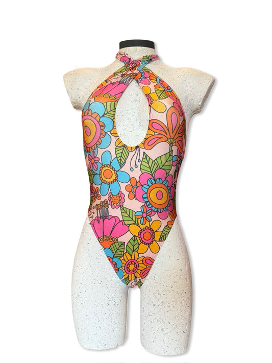 WOODSTOCK - Halter leotard