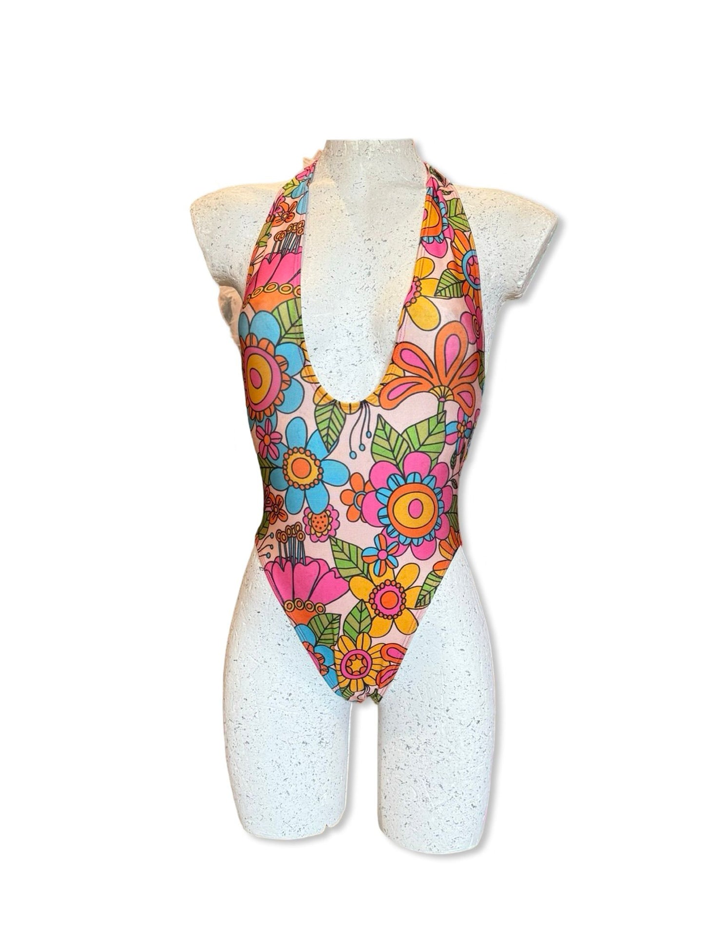 WOODSTOCK - Halter leotard