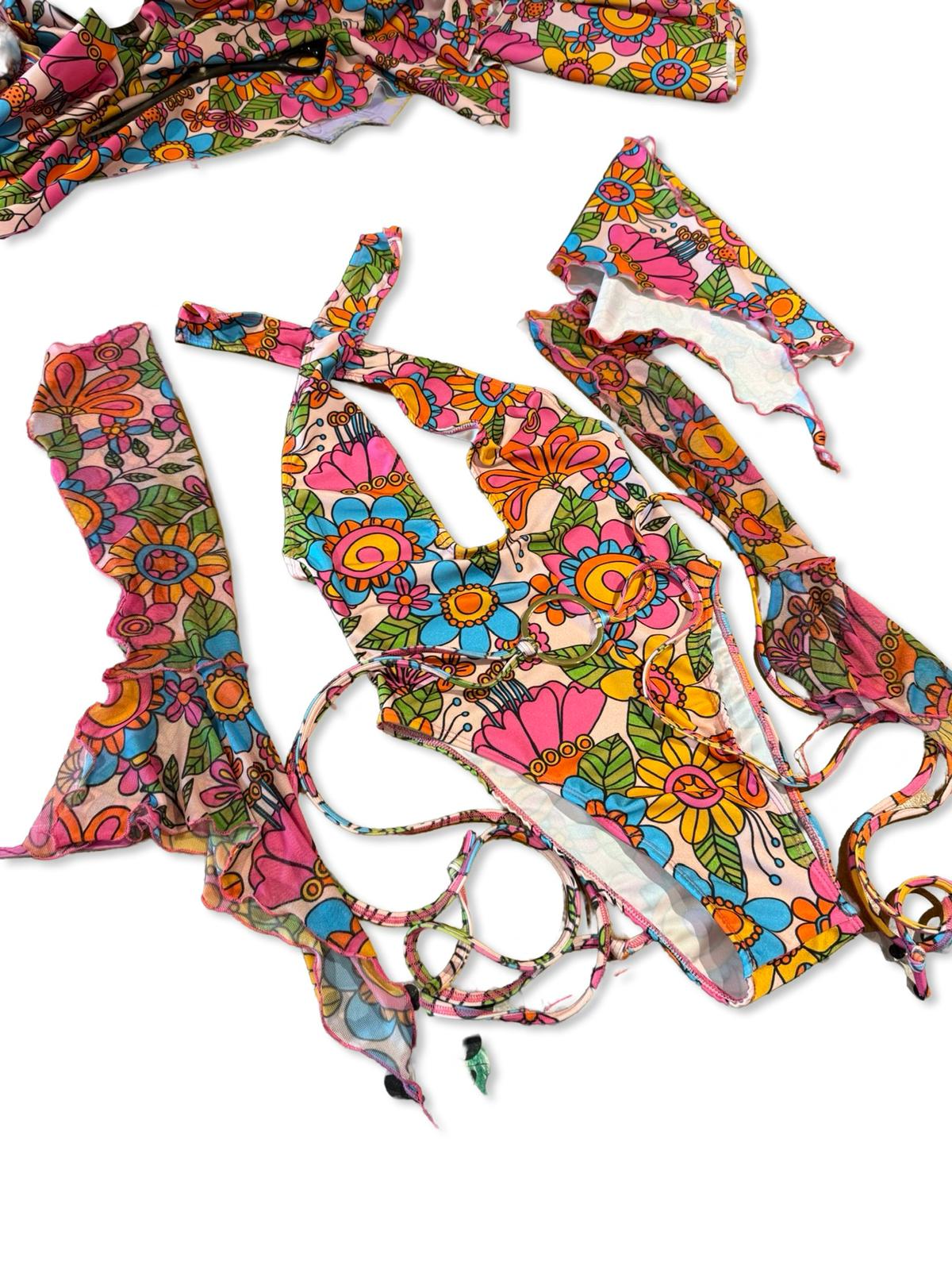 WOODSTOCK - Flora mesh sleeves