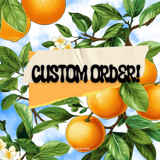 Jade x Cici-  Orange Custom