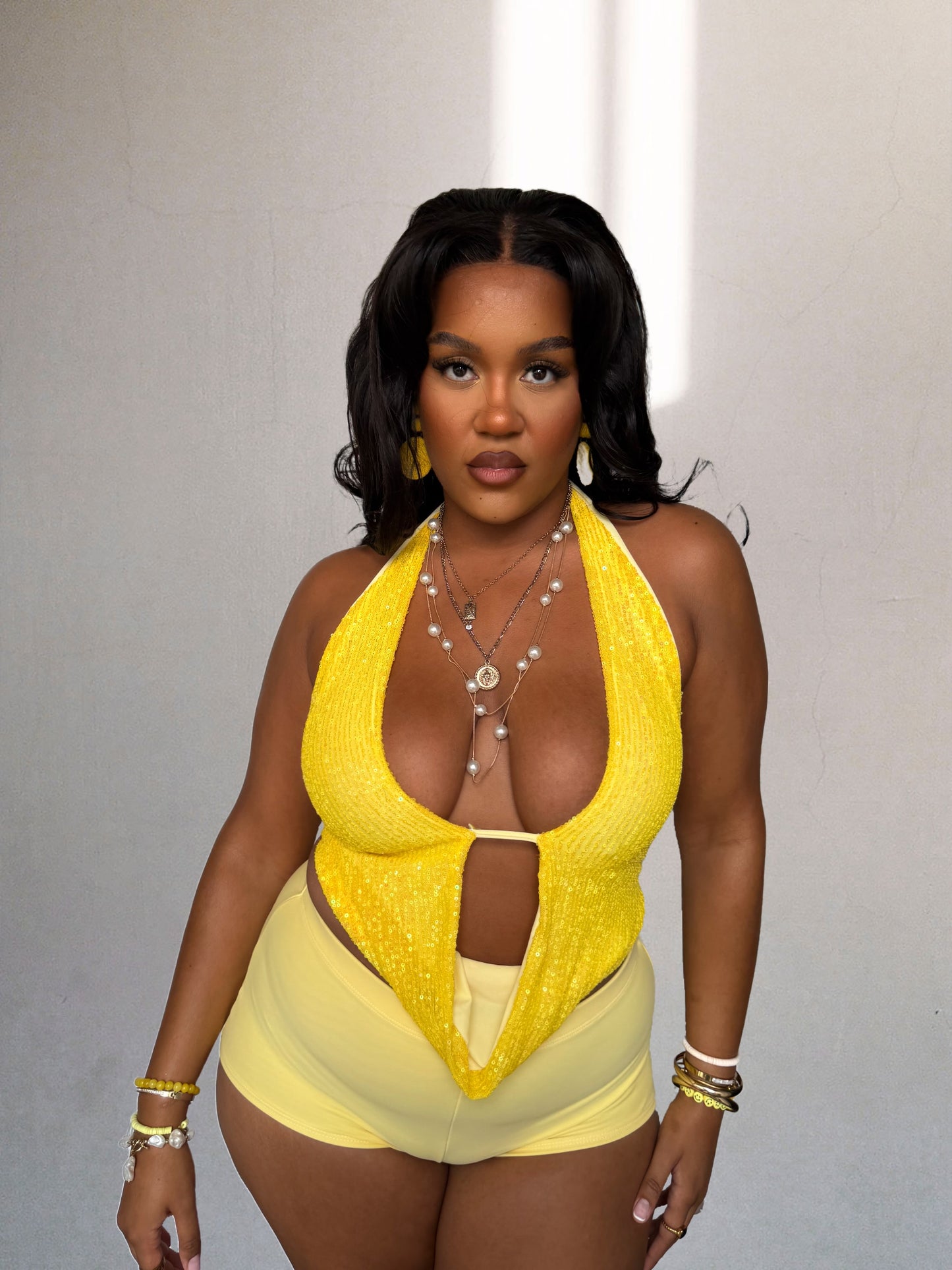 Lemon Drop top + shorts set
