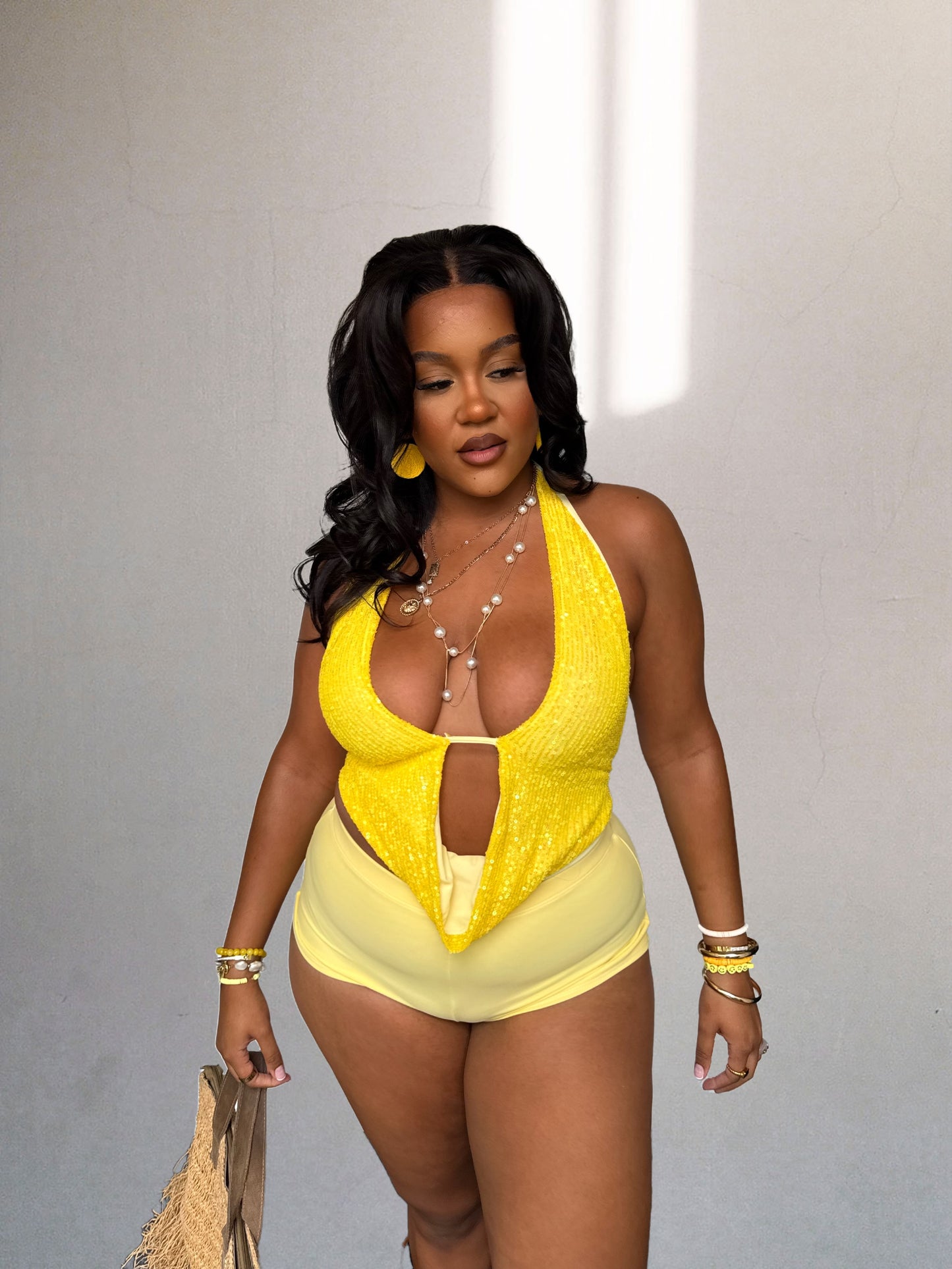 Lemon Drop top + shorts set